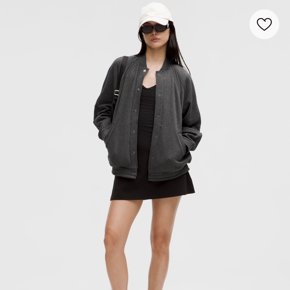 Women's Gray Bomber Jacket Lululemon